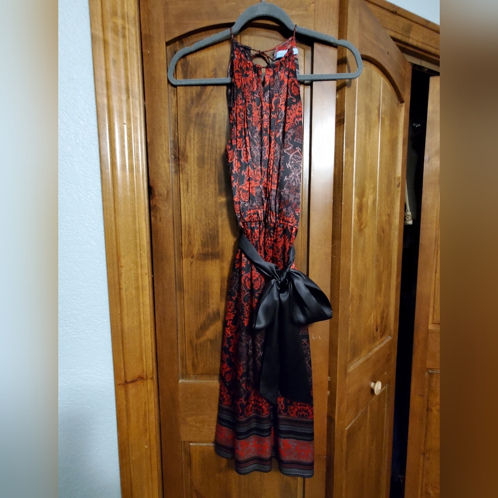 Antonio Melani Midi Silk Dress, Size 2